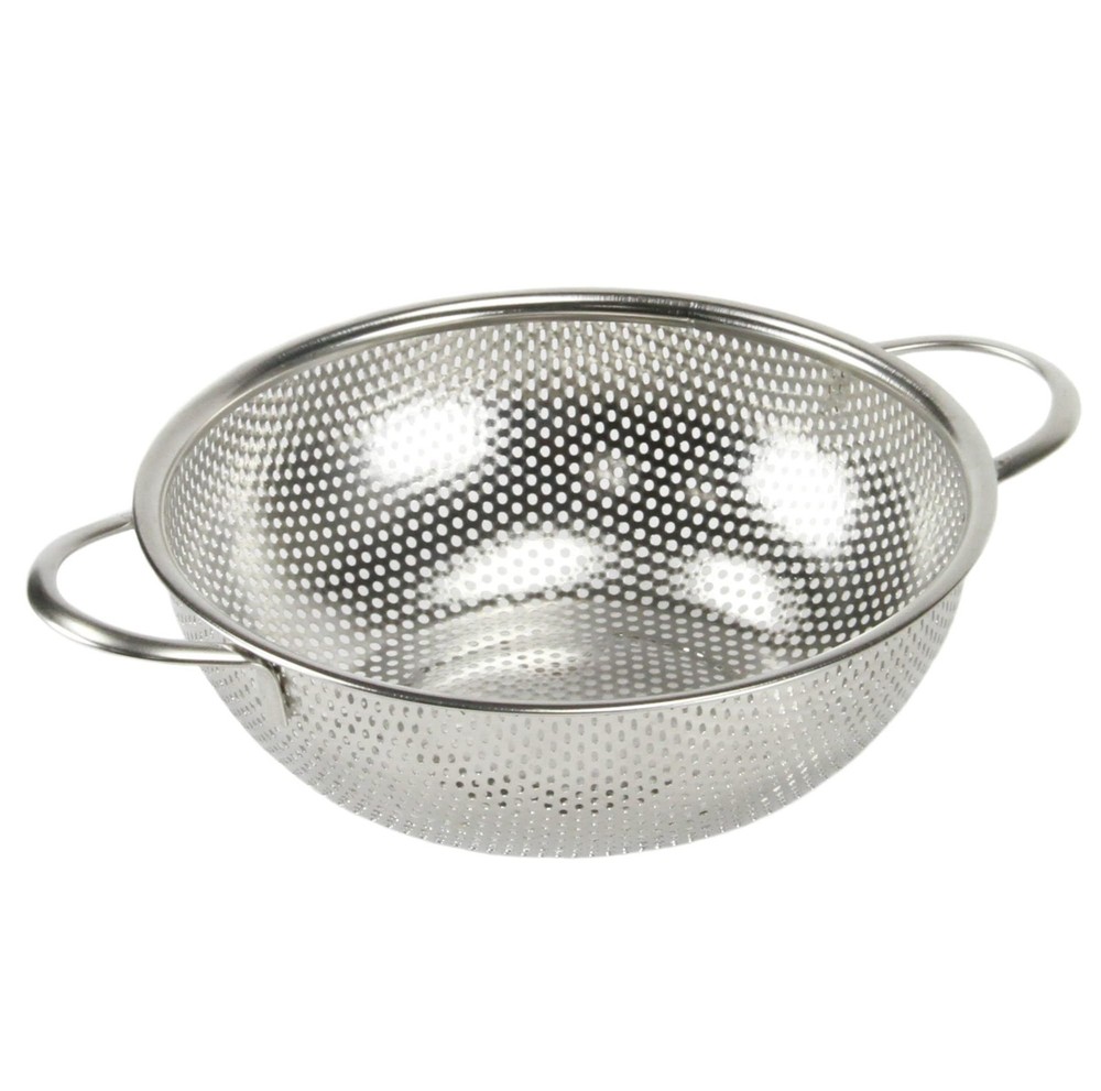 Chef Craft Select Microperforated Colander, 1.5 quart, Stainless Steel