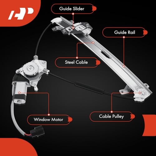 Power Electric Window Regulator with Motor Front Passenger Side (RH)
