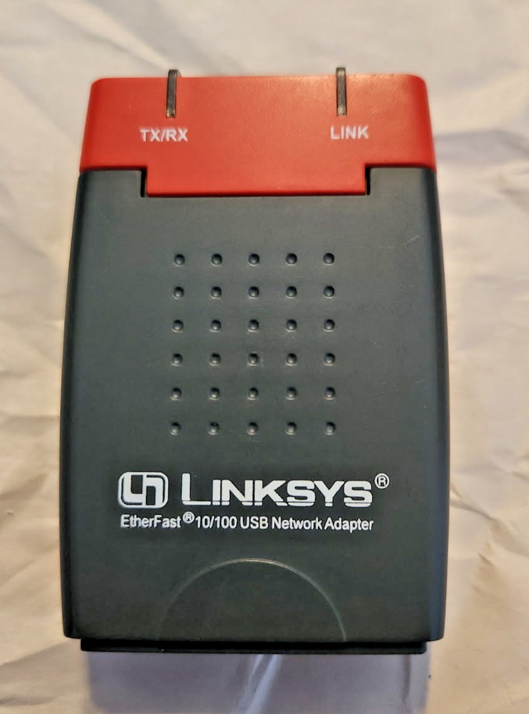 Linksys EtherFast 10/100 USB Network Adapter - USB100TX Ver:3.0 (adapter only)