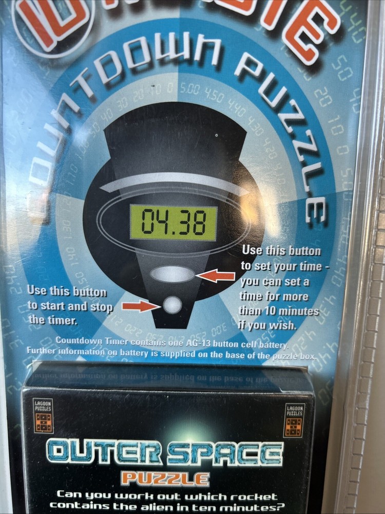 10 MINUTE COUNTDOWN PUZZLE OUTER New SPACE A