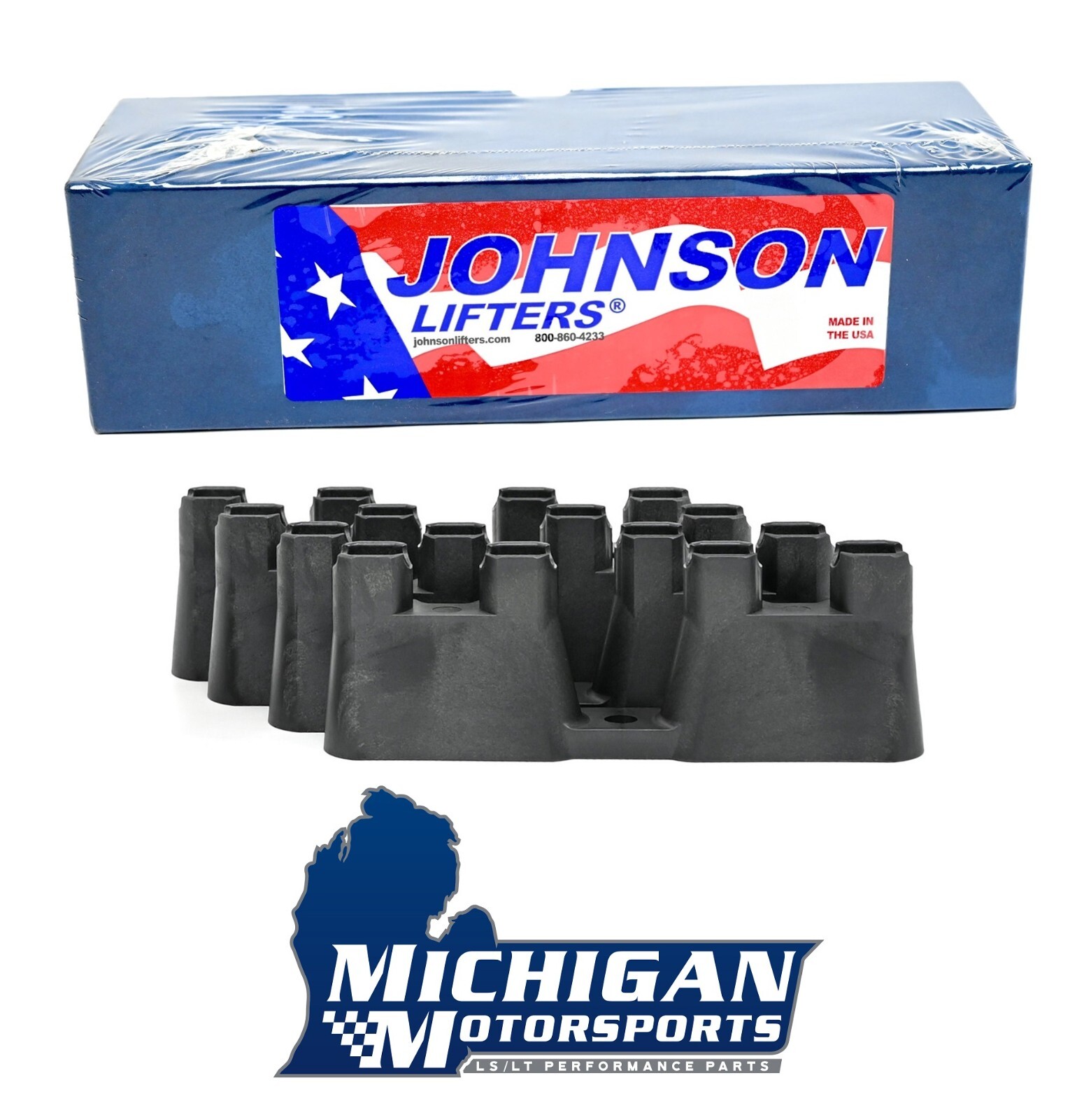 Johnson 2110R Drop-In Slow Leakdown Lifters with GM Trays for LS Engines LS1 LS3