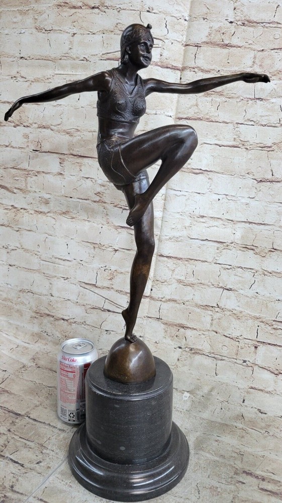 Bronze Sculpture, Hand Made Statue Abstract Modern SOLID ABSTRACT Deocrative