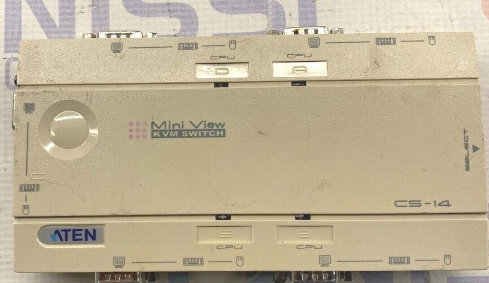 Aten CS-14 CS14 Mini KVM Switch