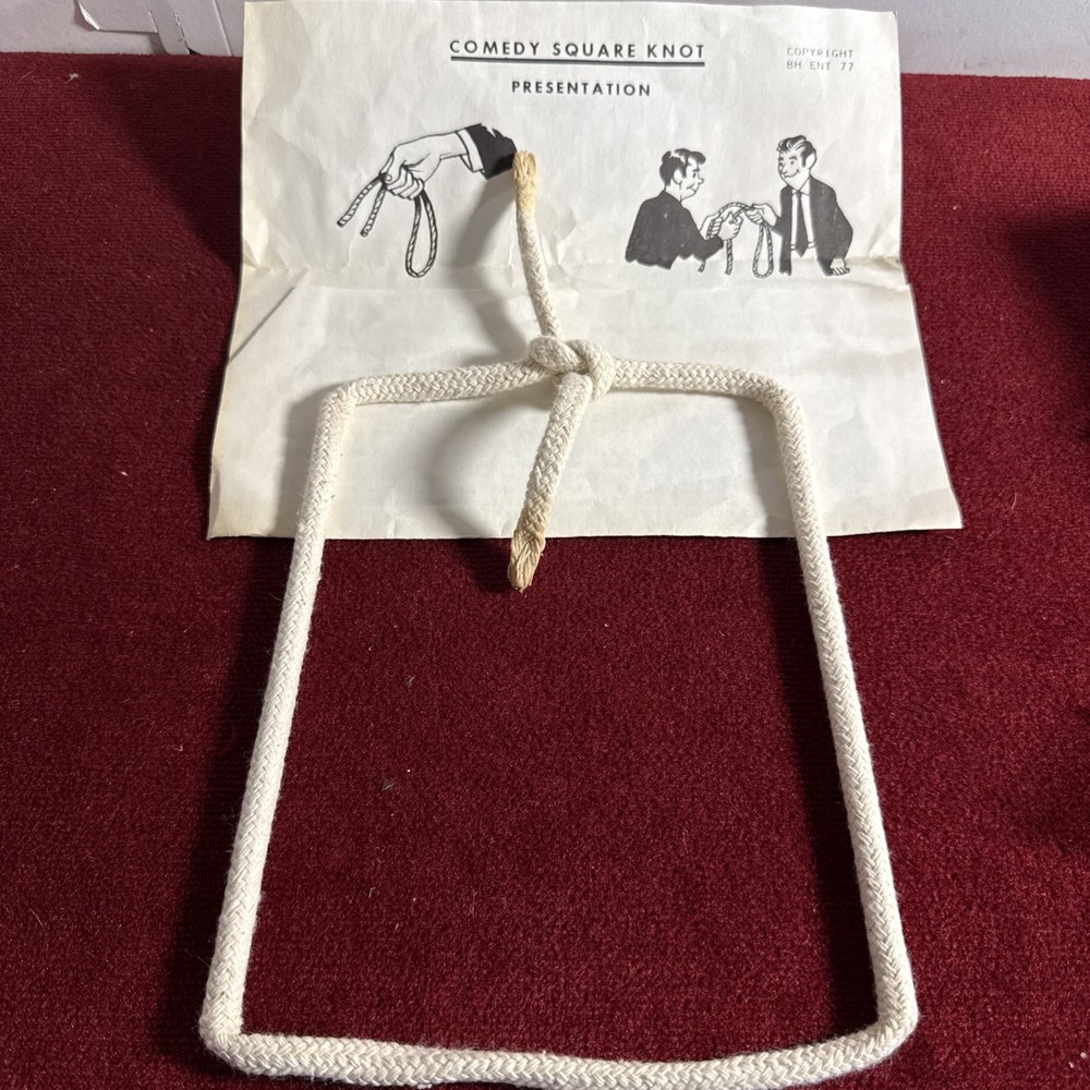 Comedy Square Knot VNTG Rope Magic Trick