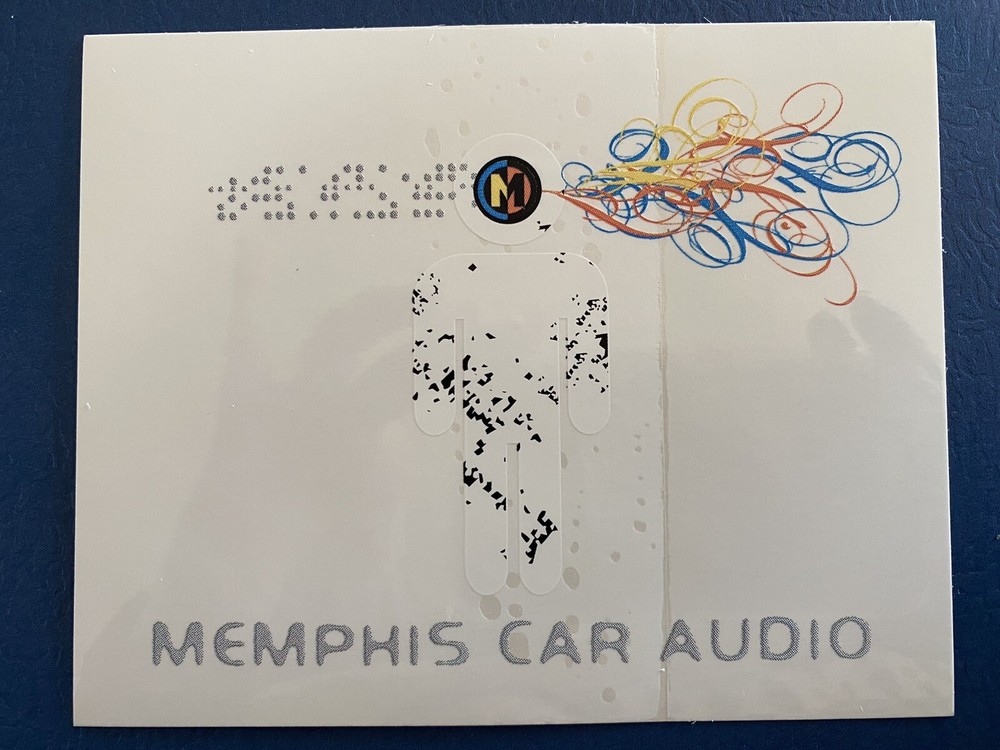 Memphis car audio Decal/Sticker