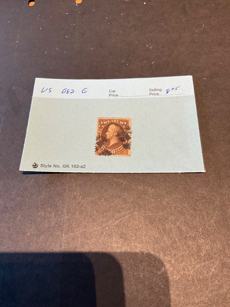 Stamps US Scott #082 used