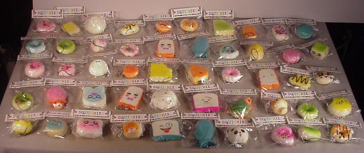 Squishy Toys Foam Squishies Toy 50 pc retailer pack USA In Stock Wholesale ADHD