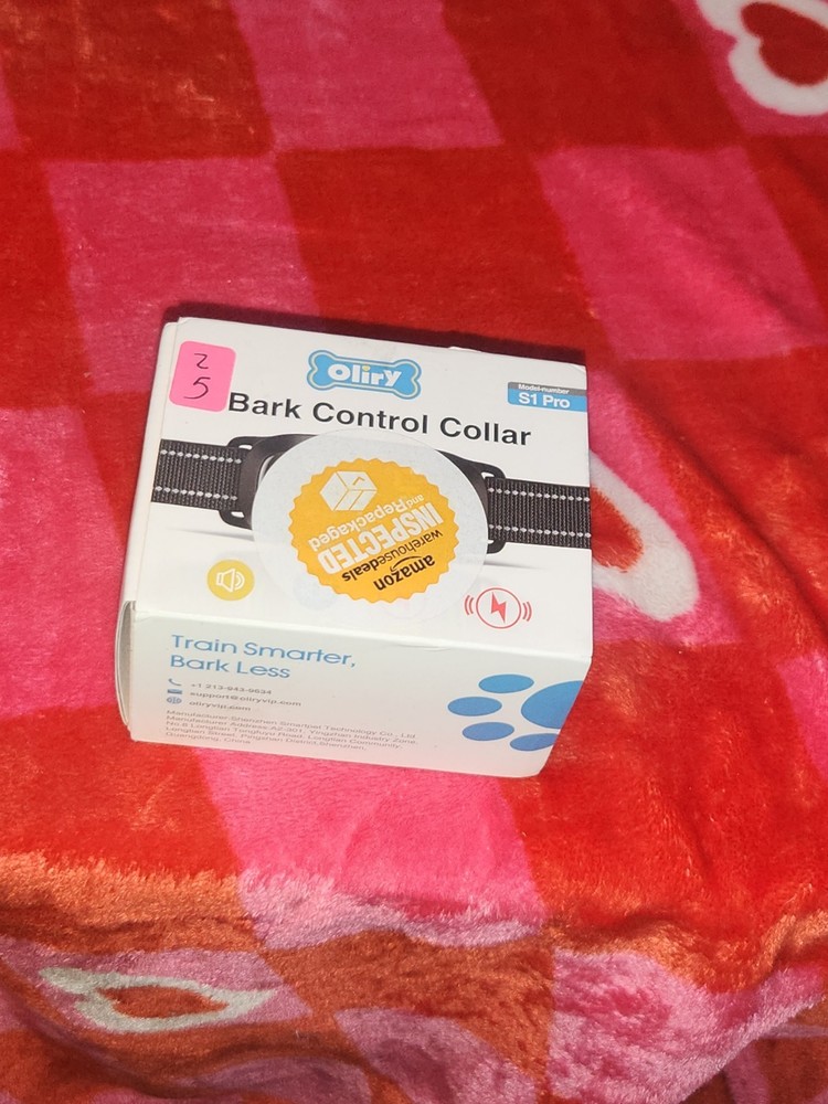 Oliry S1 Pro Bark Control Collar Rechargeable Smart Training Anti Bark Device