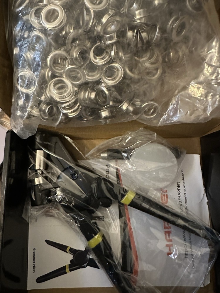 Hapden Grommet Tool Kit 10mm - Upgraded Version Open Box