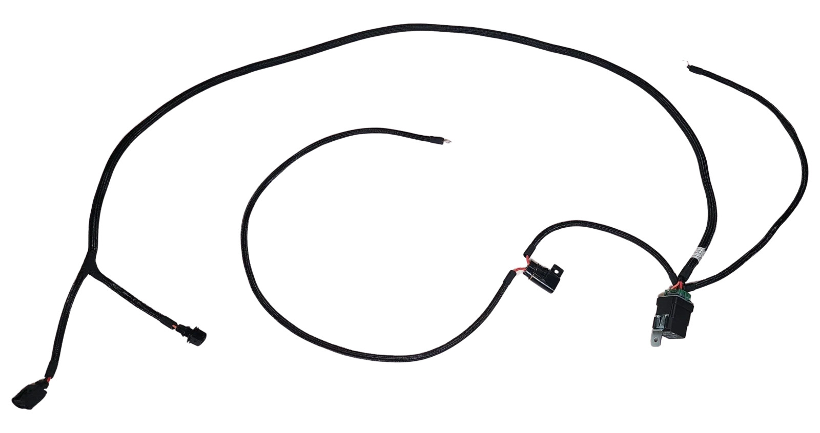 Pierburg CWA150 electric intercooler water pump fused relay 12AWG wiring harness