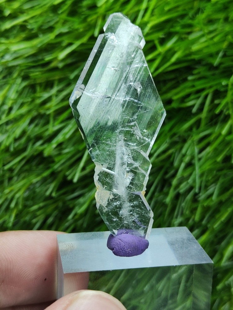 Faden Quartz DT Transparent Crystal Has Good Luster & Nice Termination
