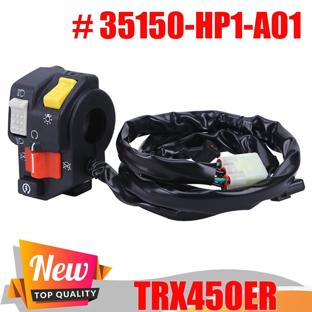 For 2006-2014 Honda TRX450ER Left Handlebar Headlight Light Kill Control Switch