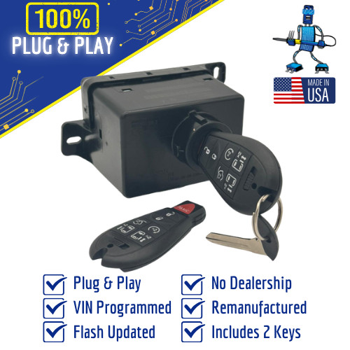 Chrysler Town & Country WIN Module Wireless Ignition Node -Programmed w/Keys