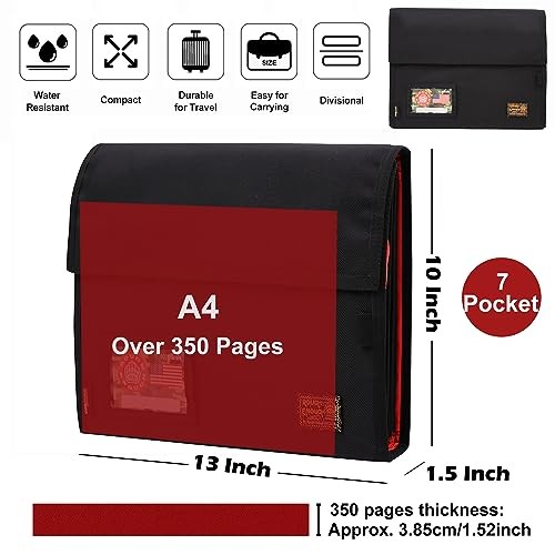 Rough Enough Accordion Expanding File Folder Important Document Organizer