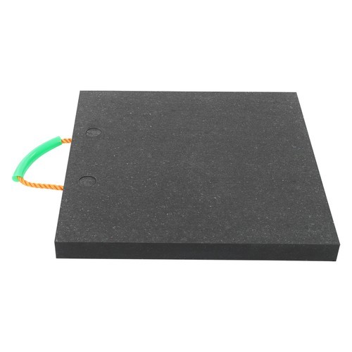 Medium Size Support Pad Black Heavy Duty Square Stabilizing Block With Handle
