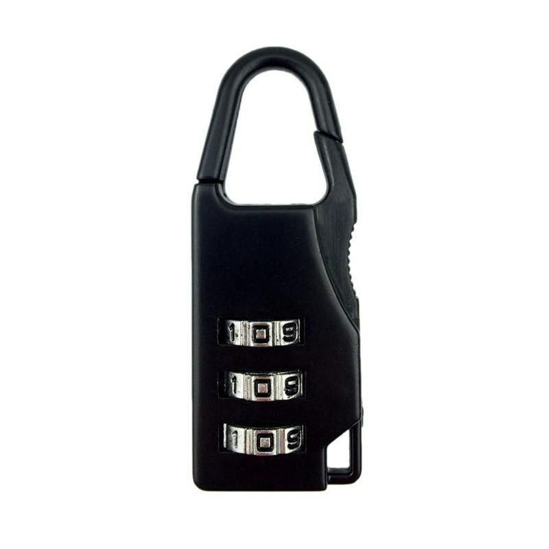 1x Travel Luggage Metal Lock Padlock 3 Digit Mini Code Combination Password