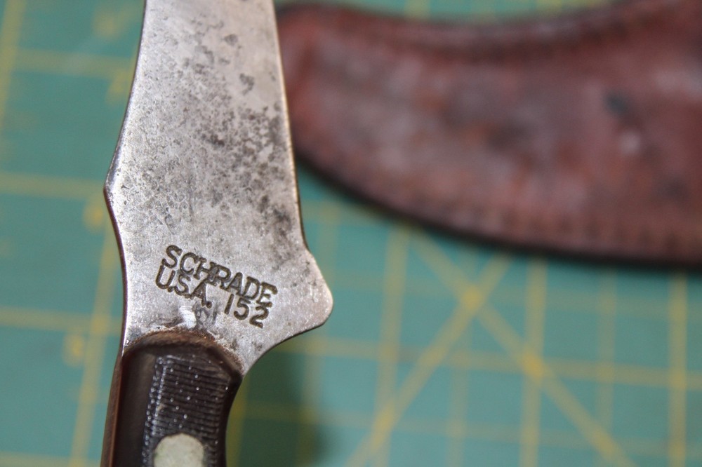 Schrade Old Timer 152 Knife & EZ Lap Diamond Sharpener W/ Sheaths