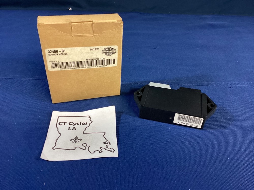NEW OEM Harley Davidson Electronic Dual Plug Ignition Module, 32480-01 *