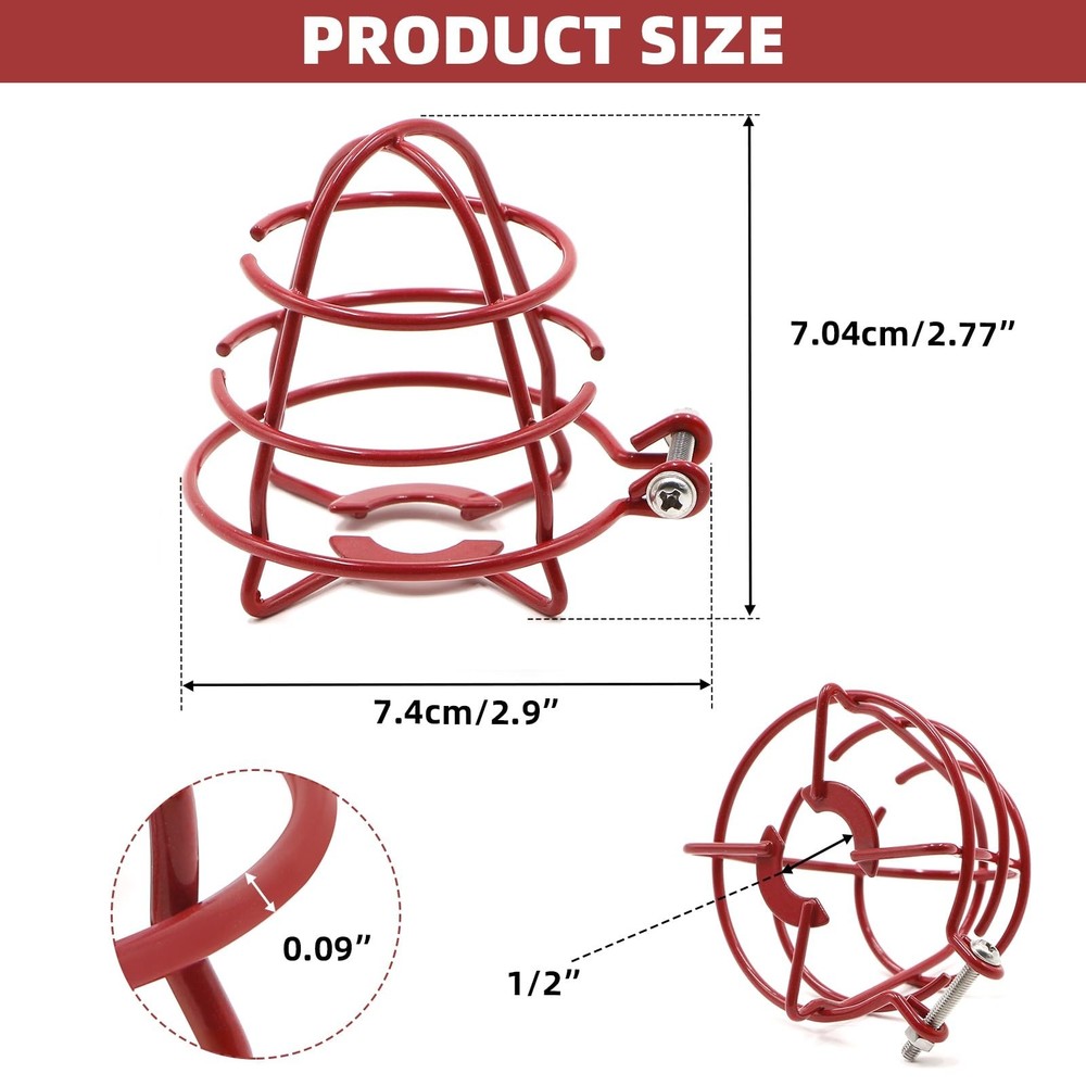 (6 Pack) 1/2" Fire Sprinkler Head Cage Guard Protector Fire Extinguishing System