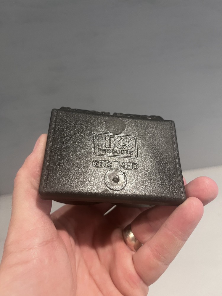 HKS Black Basketweave Speedloader Case - New