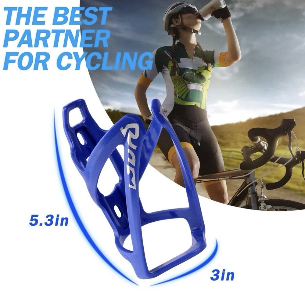 Bicycle Water Bottle Cage LightweightUniversal - Blue