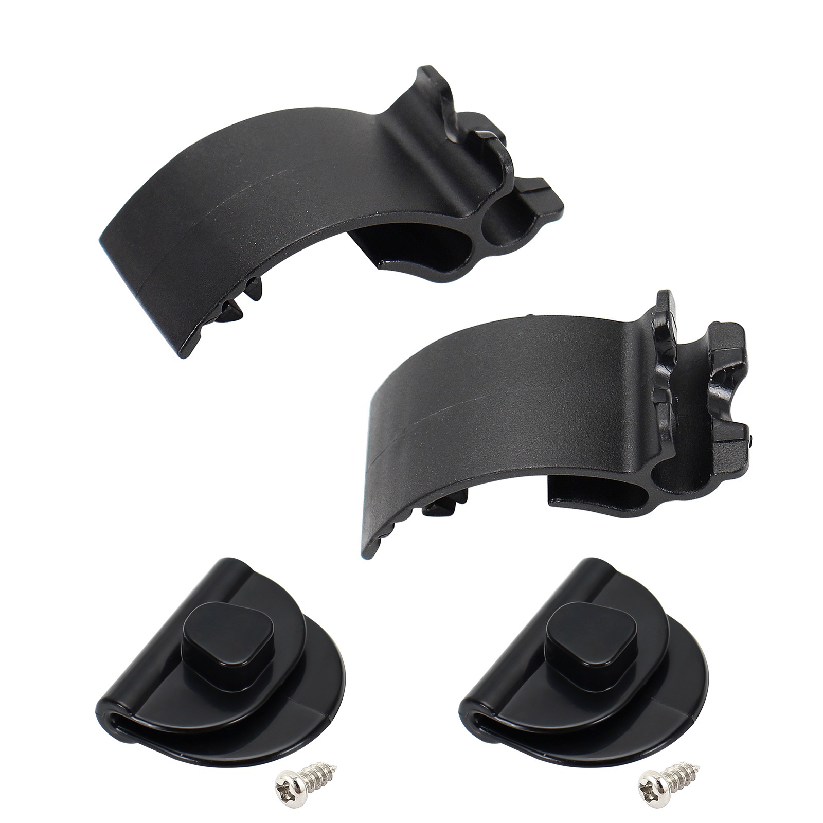 Left Side Battery Cover Clips For Harley Sportster XL883 XL1200 2004-2013 Black