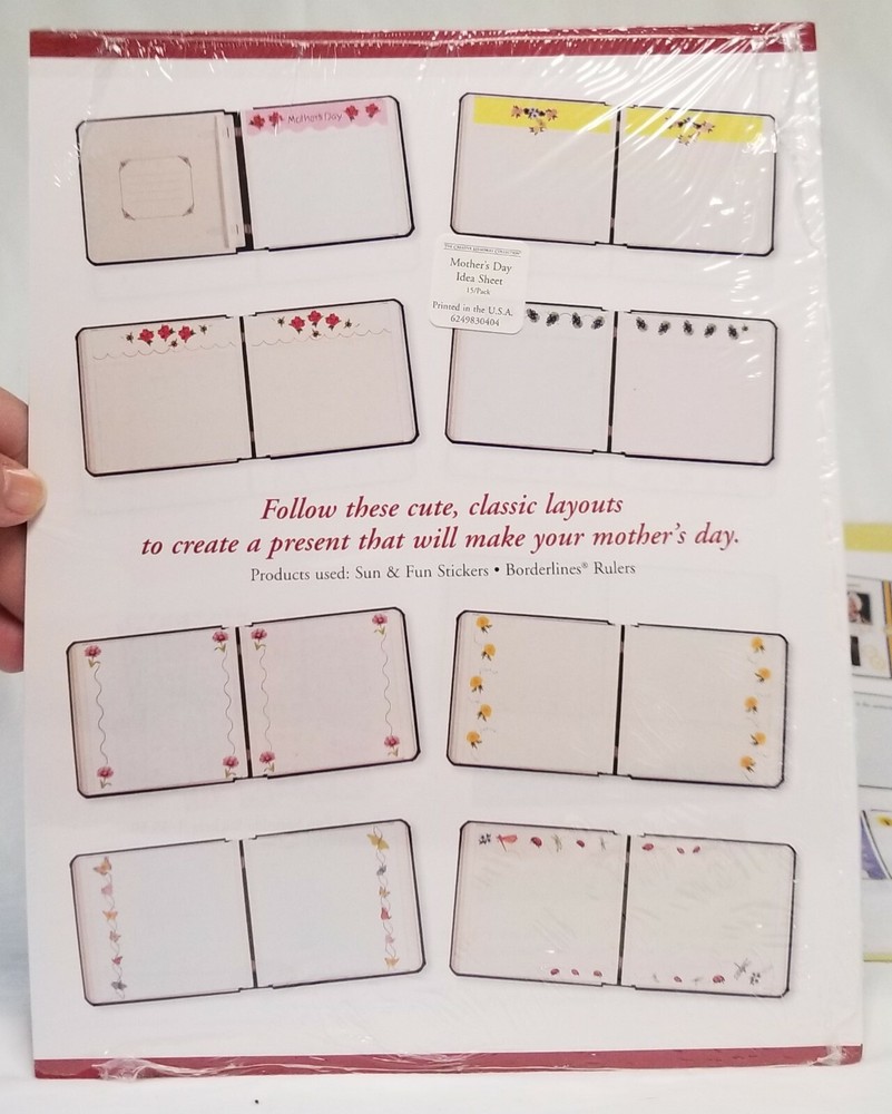 Creativ Memories PAGE PATTERNS AND TABBED DIVIDERS.