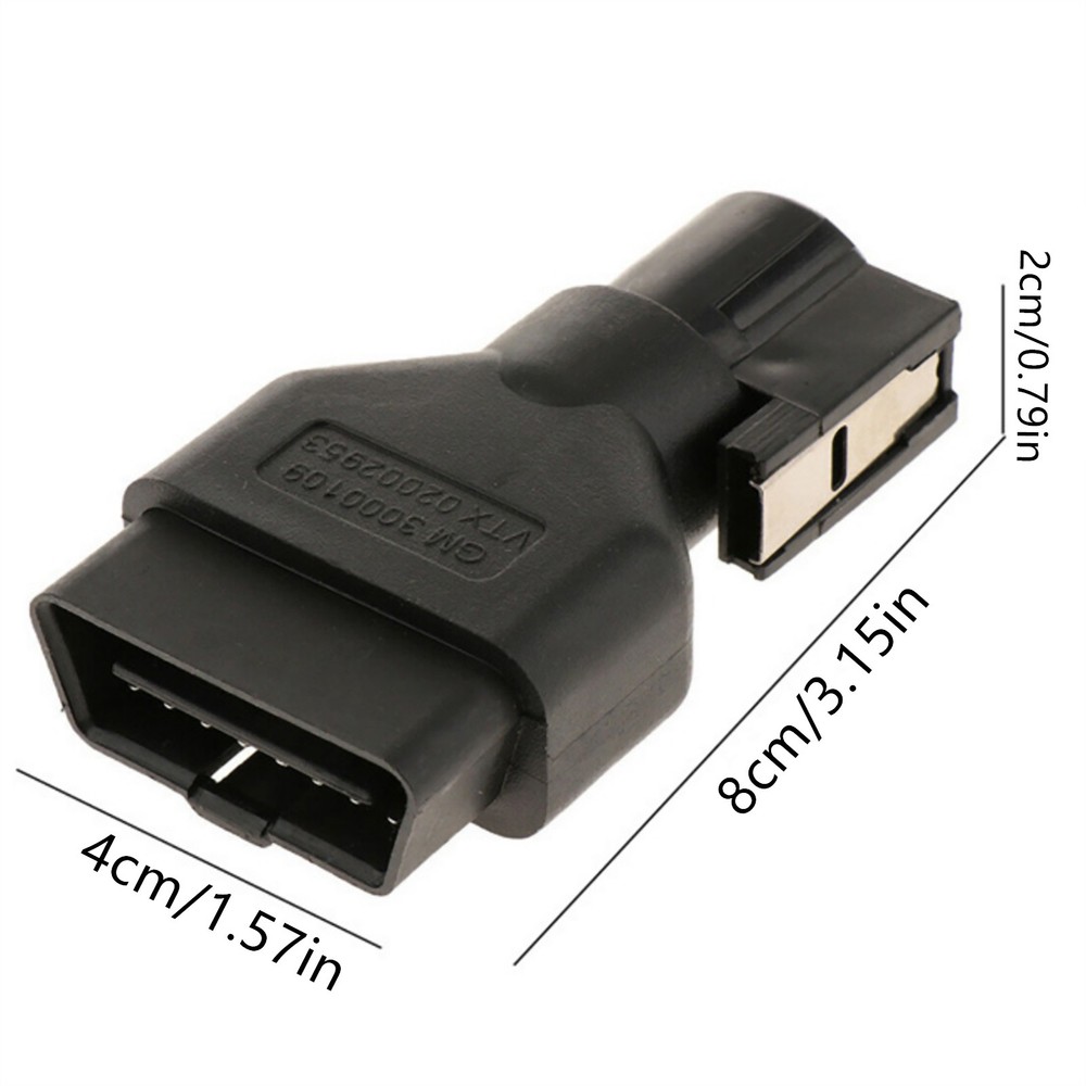 1Pcs 16Pin Scanner OBD2 Connector Adapter Replacement Kit For GM TECH2 Auto