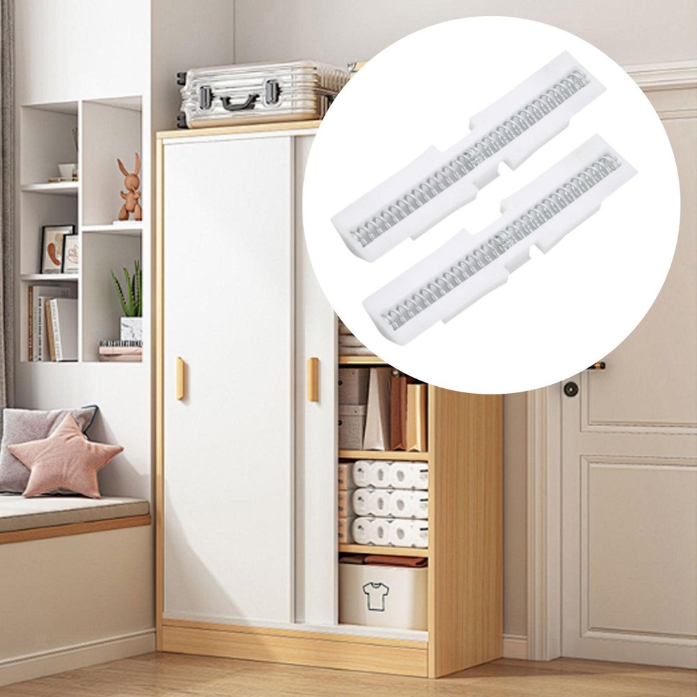 2x Bifold Door Slide Guide for Wardrobe Doors Tool Lightweight Hardware
