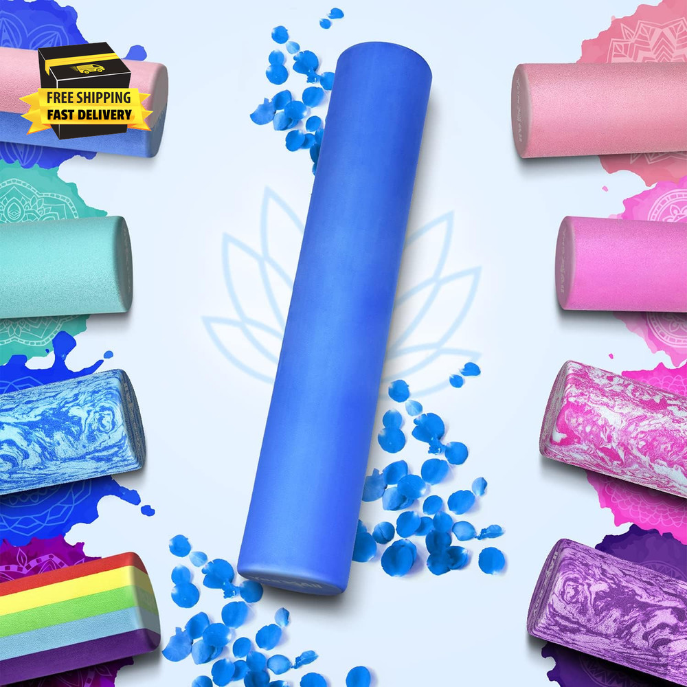 EVA Medium Density Foam Roller for Back - round Back Roller for Exercise, Yoga &