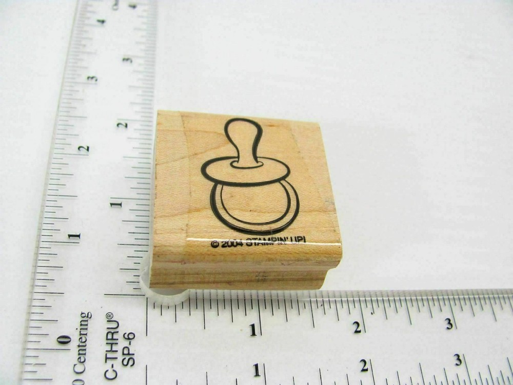 Pacifier Rubber Stamp - Stamp Set A468