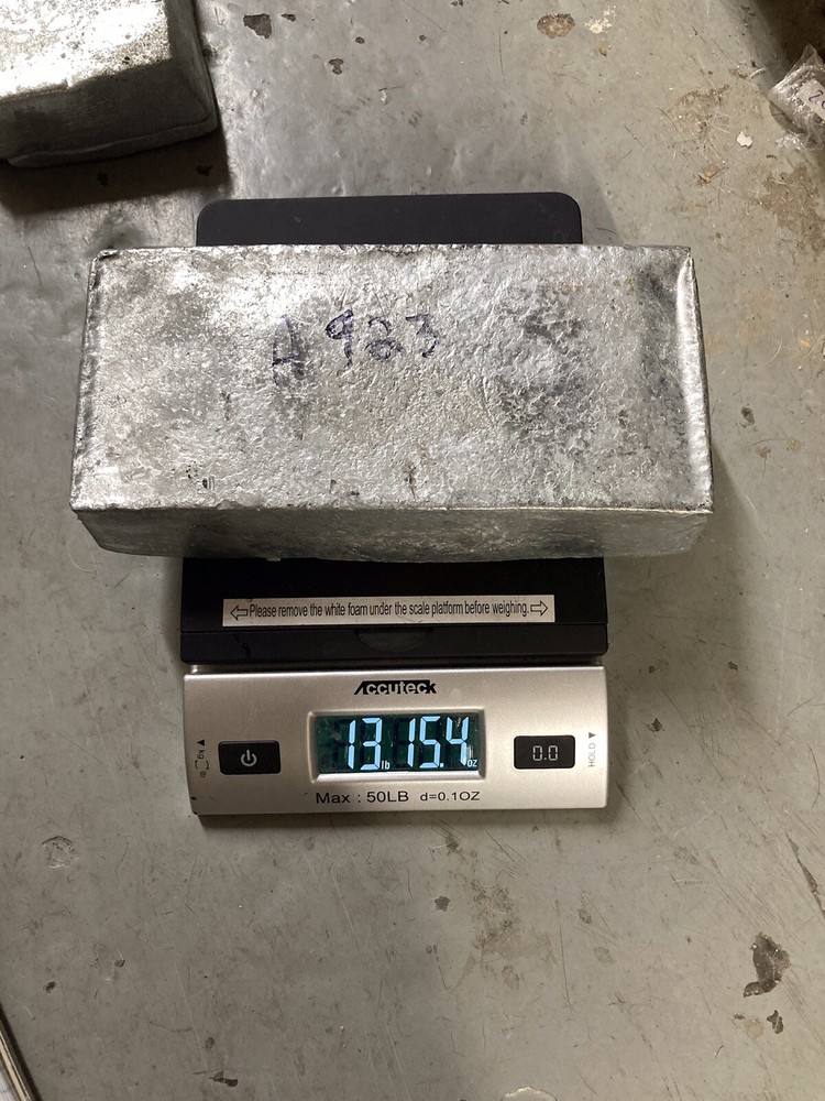 ZINC BAR 14lbs Been Tested #923