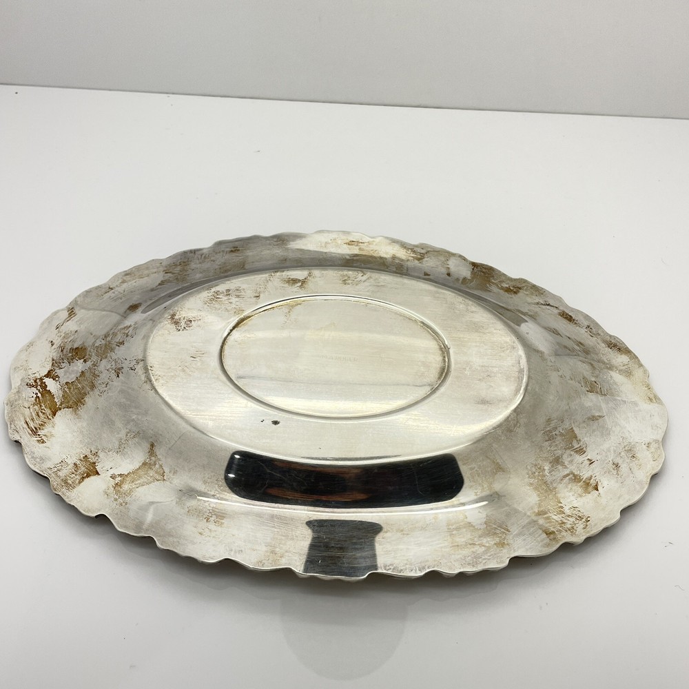 Wm A. Rogers Silverplate Gravy Boat Underplate Replacement 10.5” Long