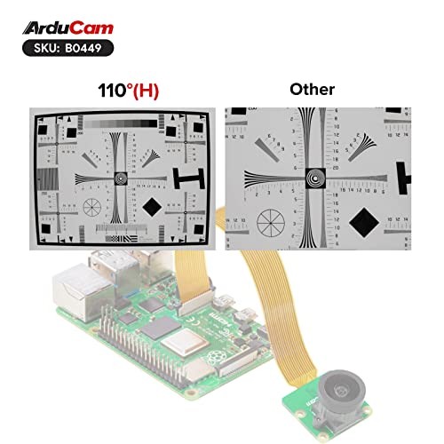 for Raspberry Pi Camera 16MP IMX519 Camera Module with 120°(D) Wide Angle M12