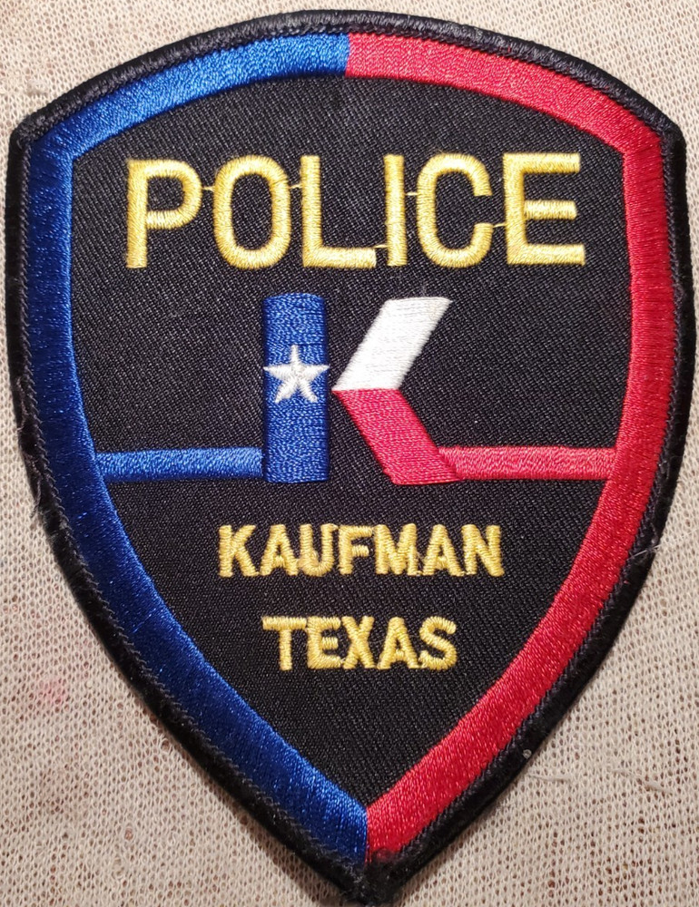 TX Kaufman Texas Police Shoulder Patch
