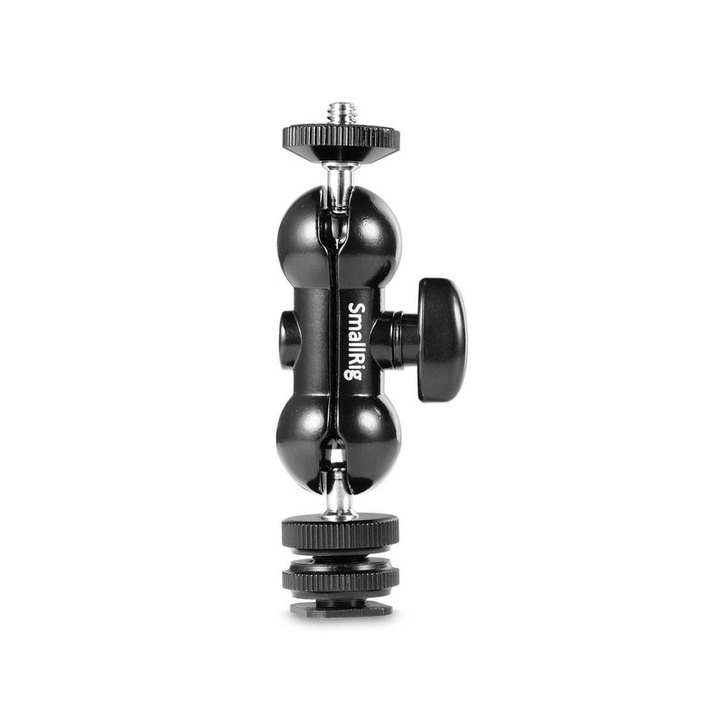 SmallRig Multi-Function Double End BallHead with Cold Shoe Mount and Thumb Screw