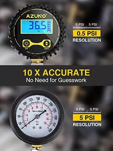 Compression Tester Automotive 200 Psi Digital Compression Tester Small Engine Fo