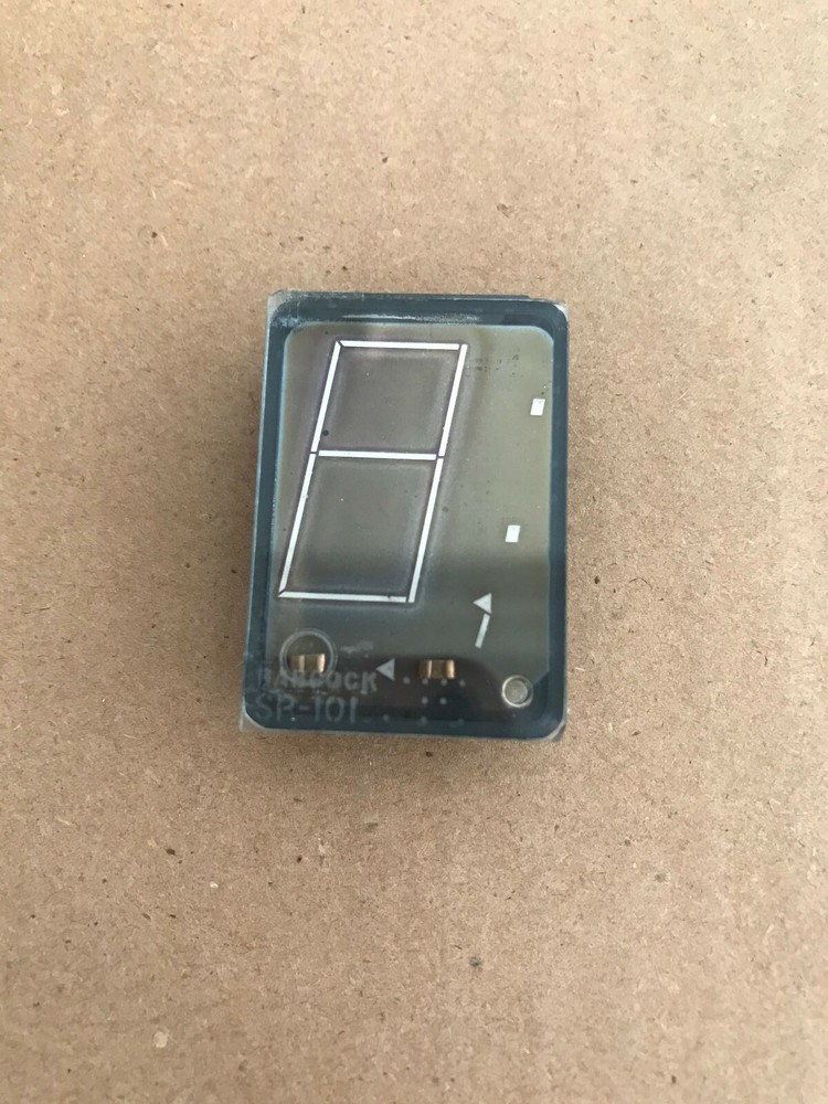 #S2T5 Beckman SP-101 Gas Discharge 1 Digit 7-segment Display
