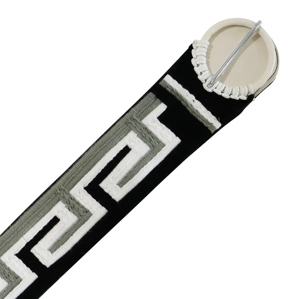 35" Cincho Blanco Horse Braided White Cinch