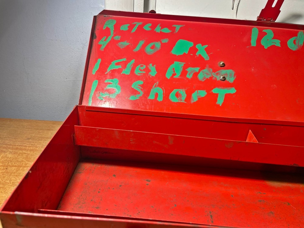 Vintage Snap-On Tool Box for Socket Set KRA 280 Date Code 72