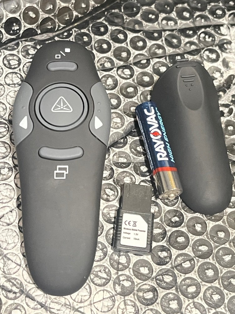 USB Wireless Remote Laser Pointer Pen Powerpoints Clicker PPT Flip Pen PointerS3