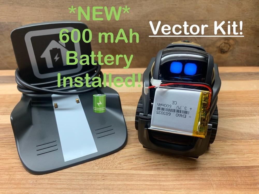 Anki Vector Home Robot Kit 🤖 | NEW 600 mAh Battery 🔋 | (NO CUBE)
