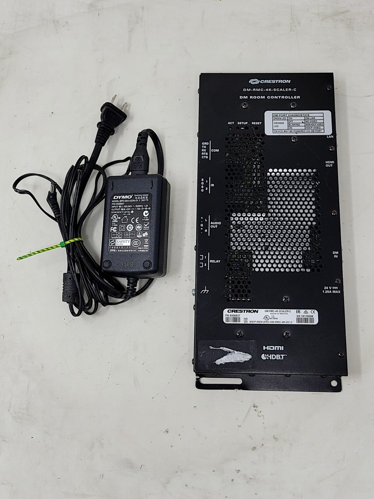 CRESTRON DM-RMC-4K-SCALER-C 6506937 Room Controller SEE NOTES