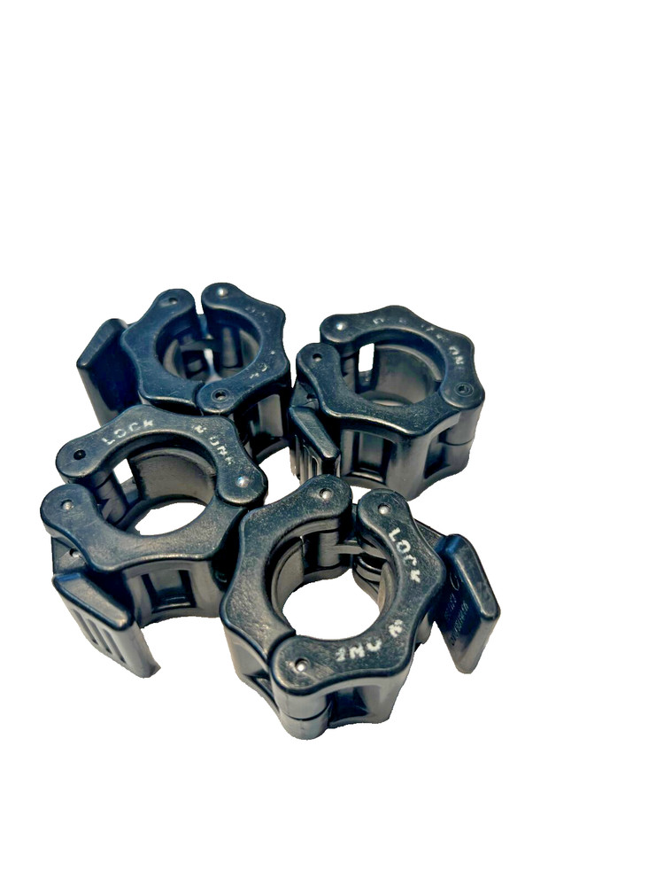 Lock-Jaw One - for 1" / 25mm & smaller bars -SOLID & DURABLE 2 Pair (Black)