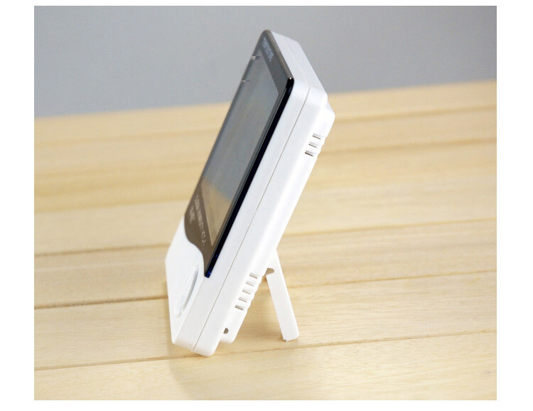 Desktop Digital LCD Temperature Humidity Meter Clock Home Thermometer Hygrometer