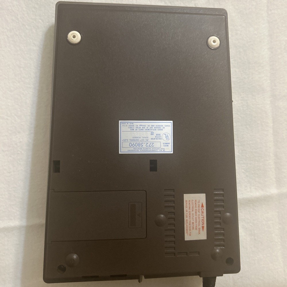 Vintage Sears PD 10 Adding Machine/Calculator Good Condition!