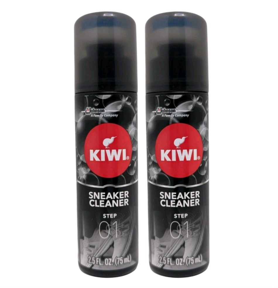 2 Pack Kiwi Sneaker Cleaner Step 01 2.5oz. Each Step 1