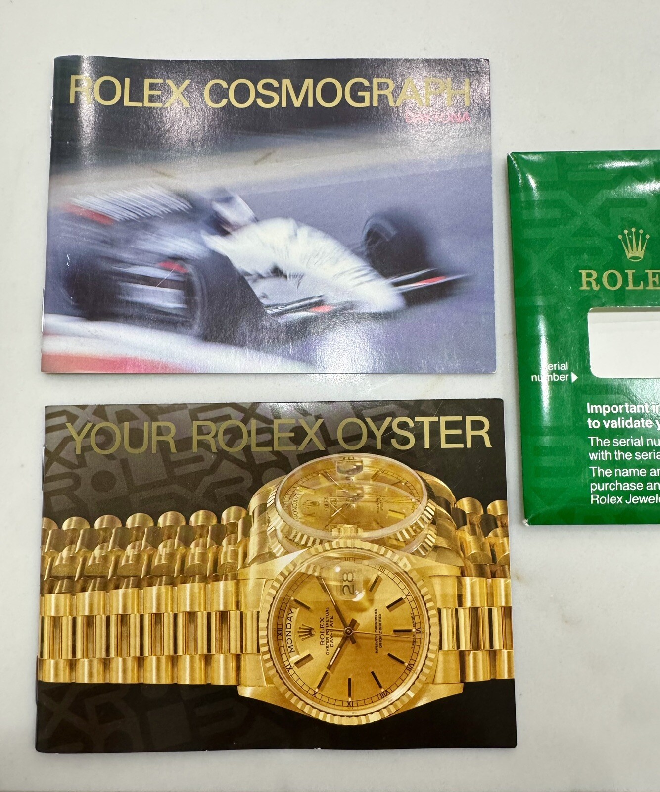 Authentic Rolex Daytona Booklet Manual 16528 16520 16523 16518 Year 1995 Clean