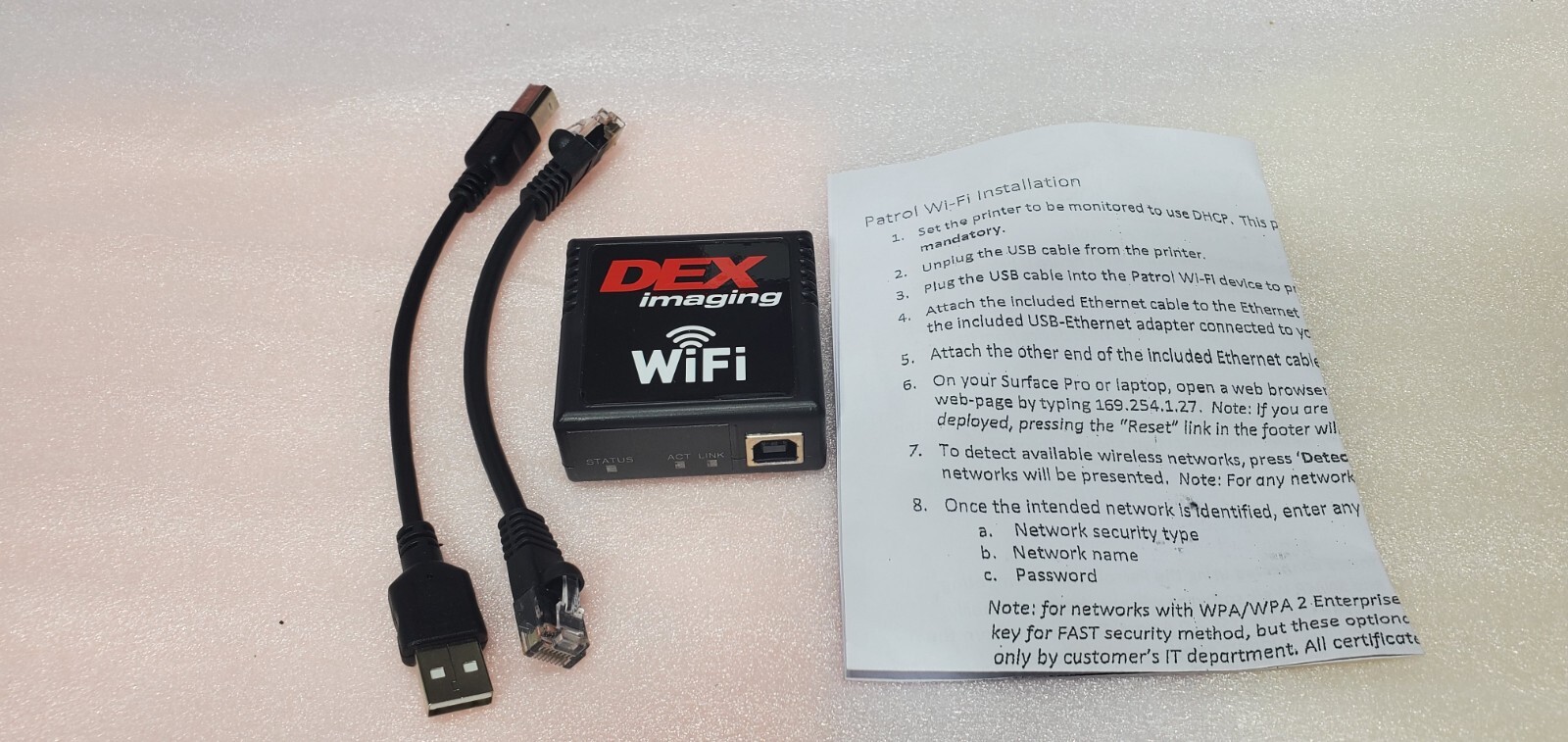 DEX IMAGING WIFI PORTAL PRINTING PRINT COUNTS WIFI KIT FINAL NEW.