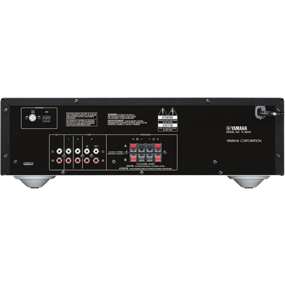 Yamaha R-S202 Stereo Receiver with Bluetooth 100 Watts per Channel